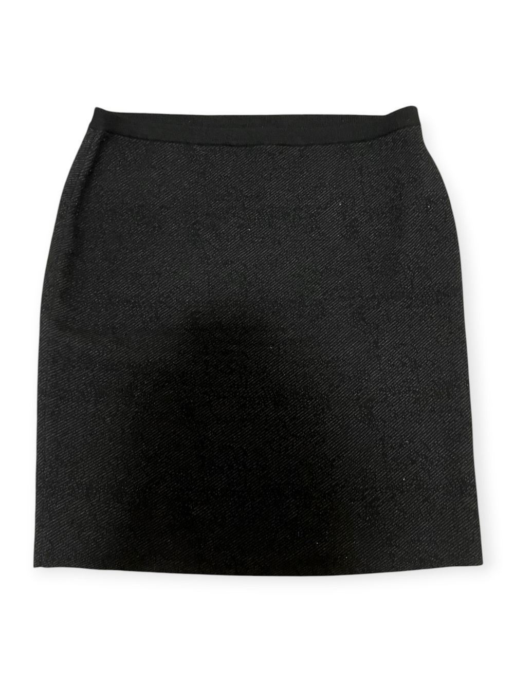 EILEEN FISHER Black Pencil Skirt Size L